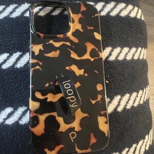 Loopy Phone Case - Black and Tan